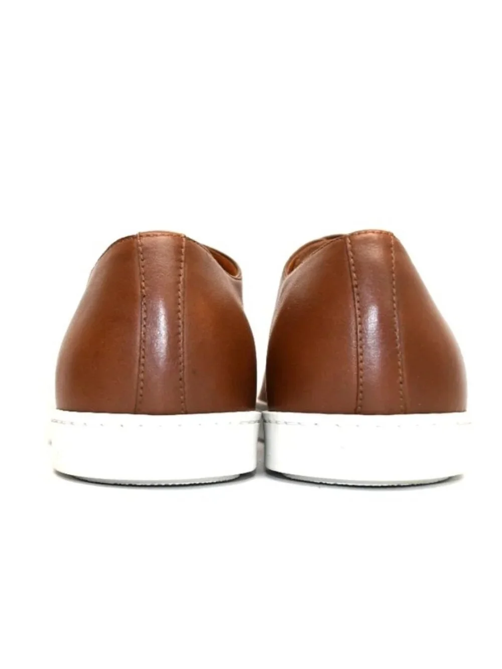 New! Santoni Doyle M5 Derby Sneaker Brown Size 8 D DD466A